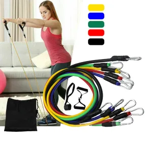 11/13 Pcs Resistance Bands Fitness Sport Yoga Elastic Bands Gym Home Training