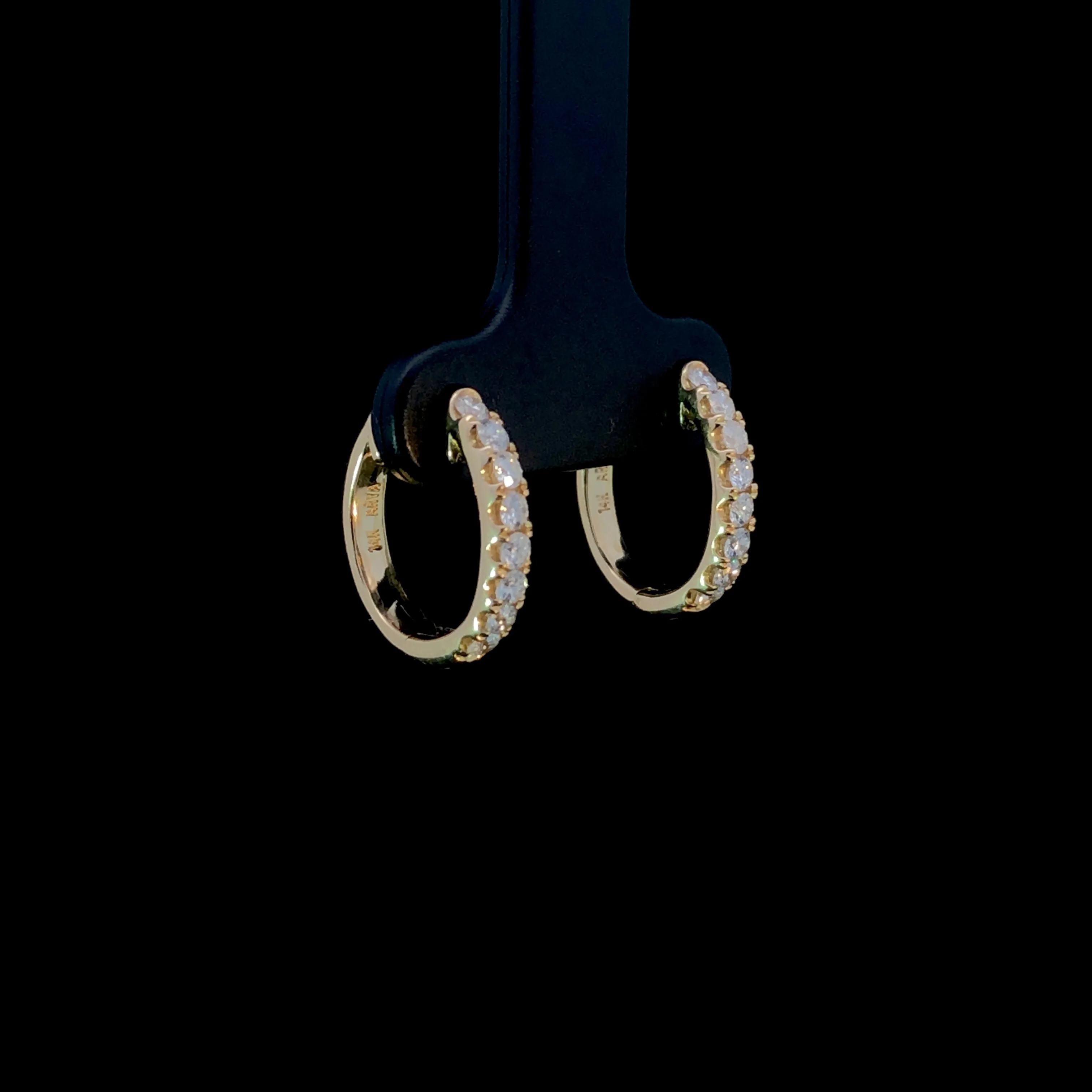 163608 - .50 ctw diamond hoops
