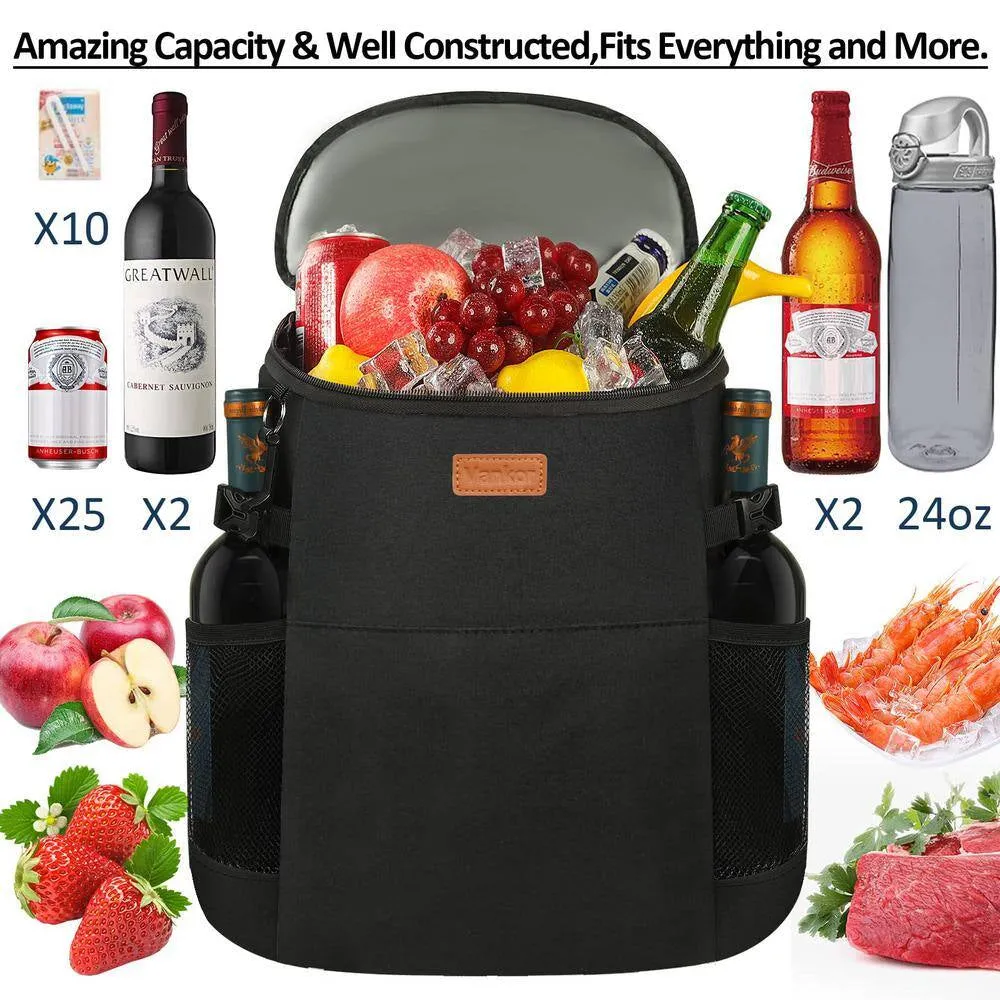 18 Qt. Insulated Waterproof Camping Cooler Backpack