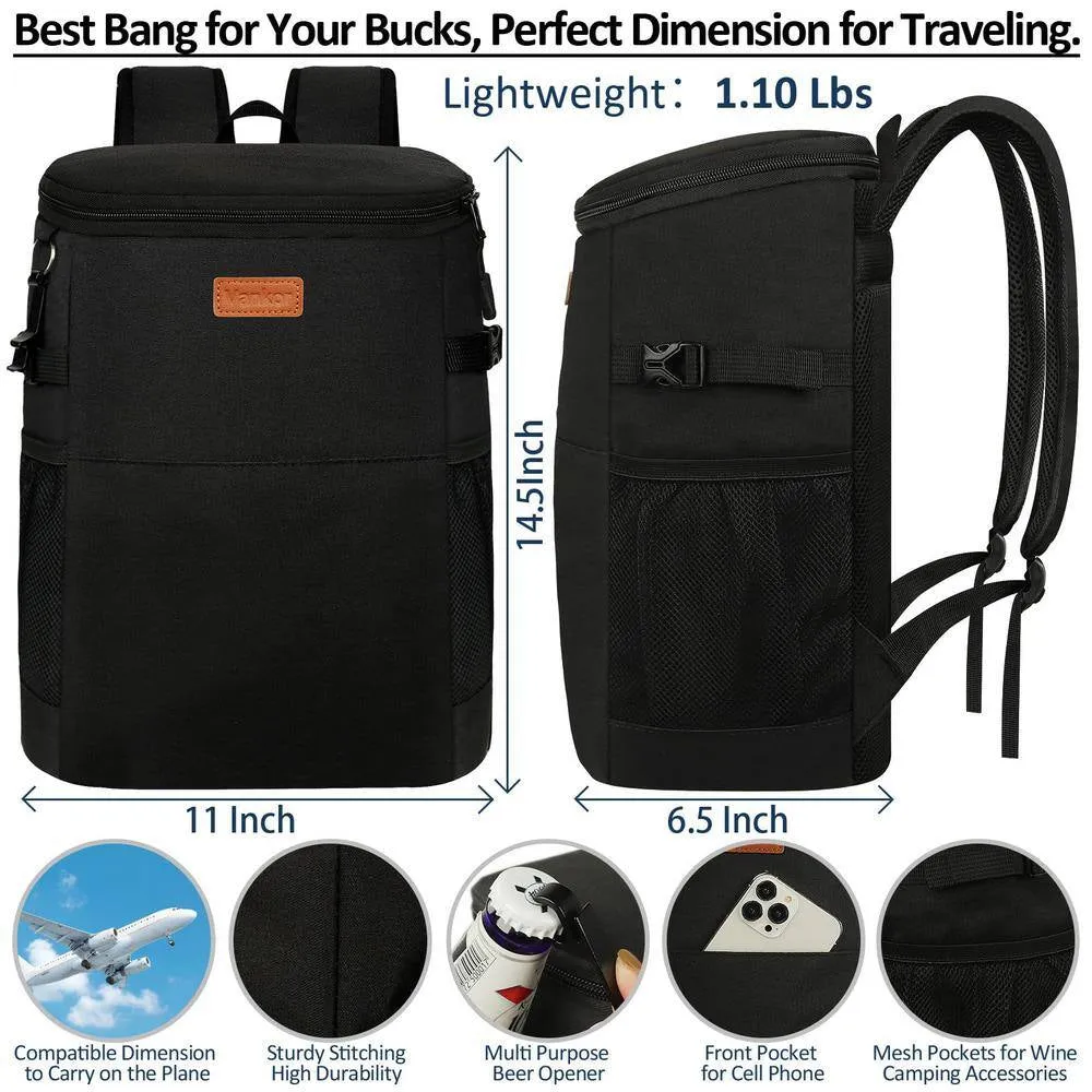 18 Qt. Insulated Waterproof Camping Cooler Backpack