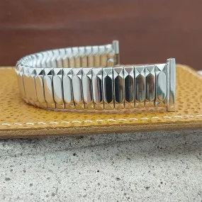 19mm 18mm 16mm Classic 1953 White Gold Filled Speidel Unused Vintage Watch Band
