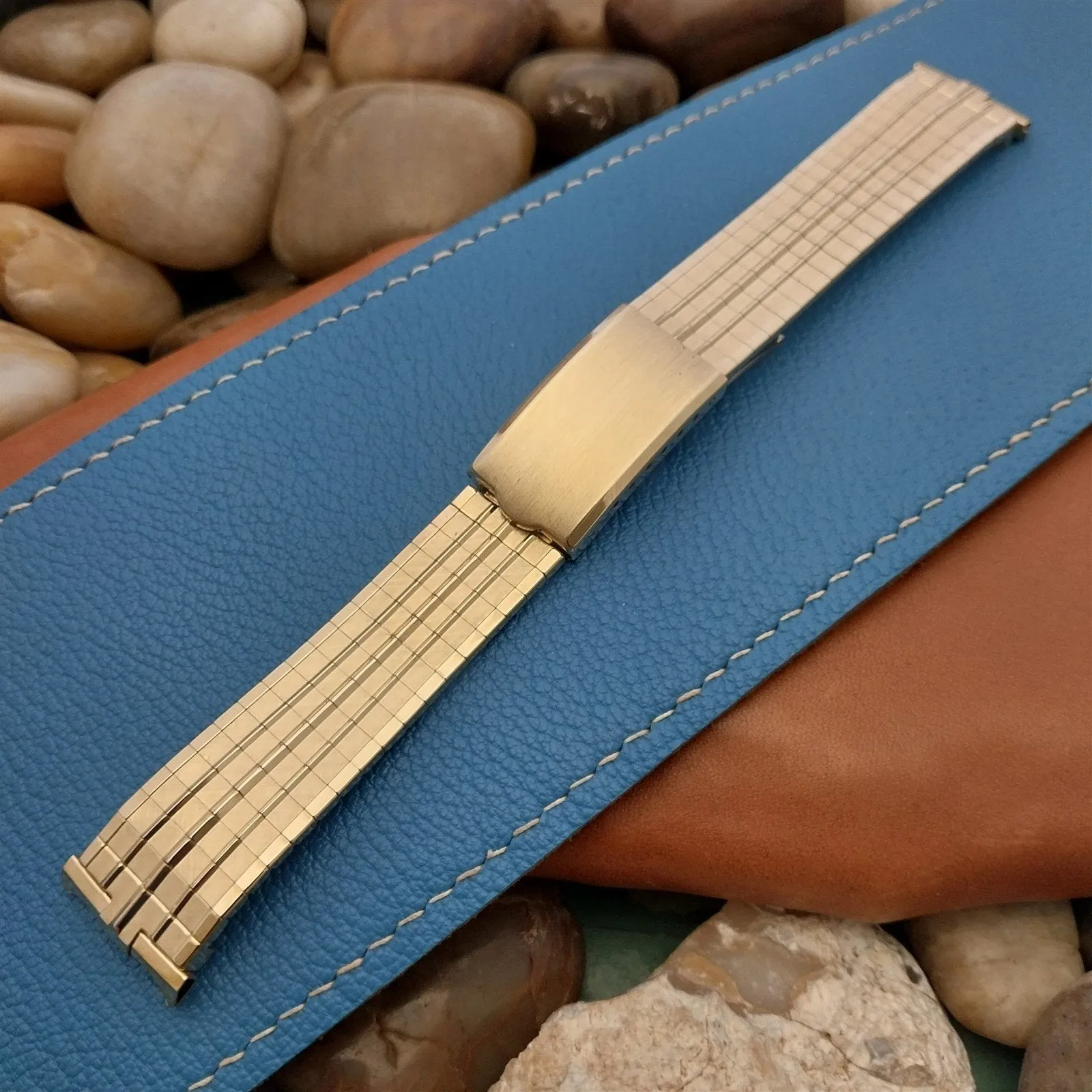 19mm 18mm 17mm 10K Gold Filled 1960s JB Champion Classic nos Vintage Watch Band