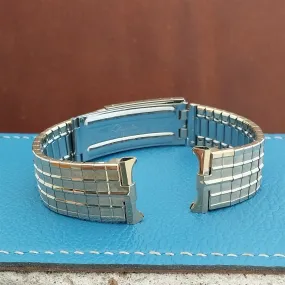 19mm 18mm 17mm 10K Gold Filled 1960s JB Champion Classic nos Vintage Watch Band