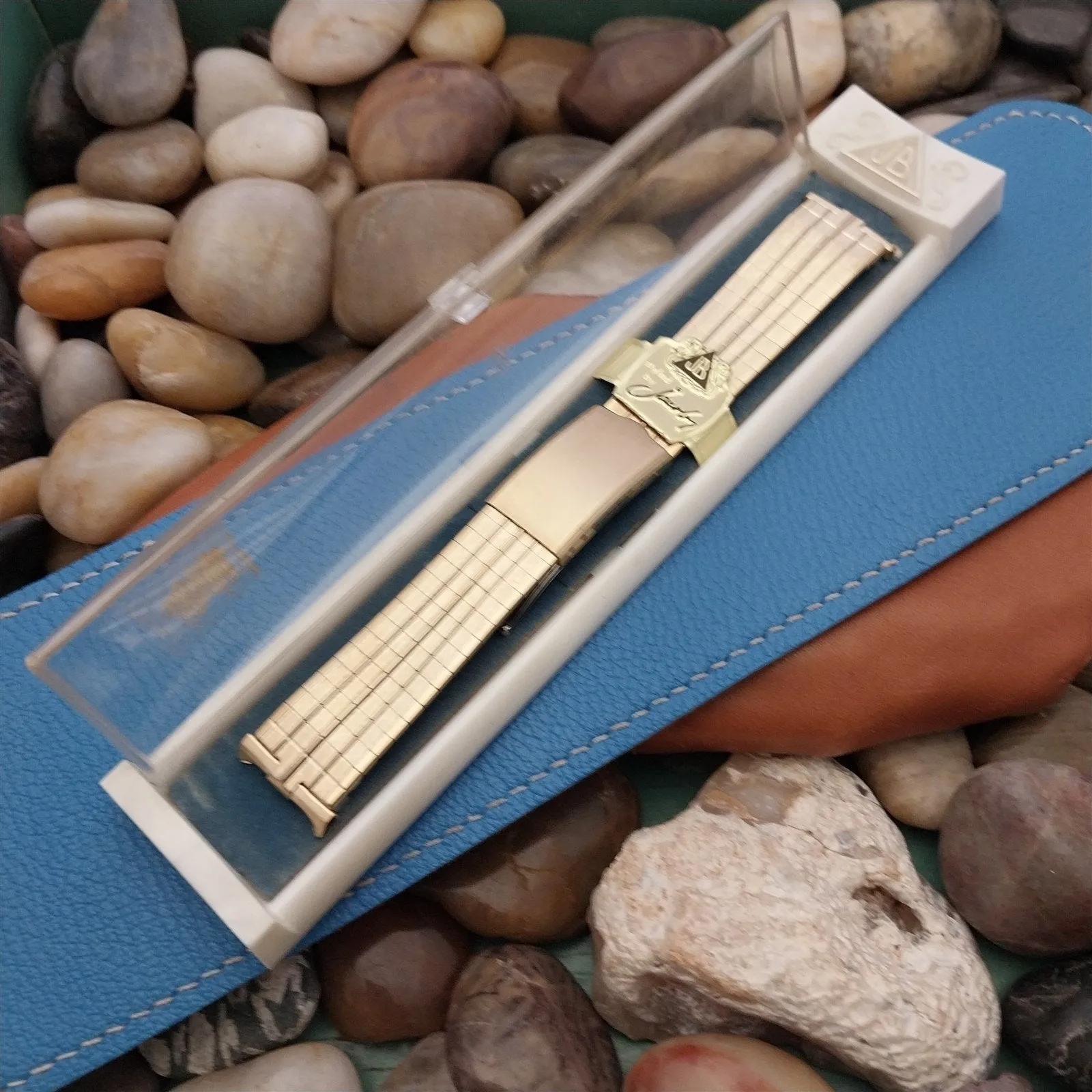19mm 18mm 17mm 10K Gold Filled 1960s JB Champion Classic nos Vintage Watch Band