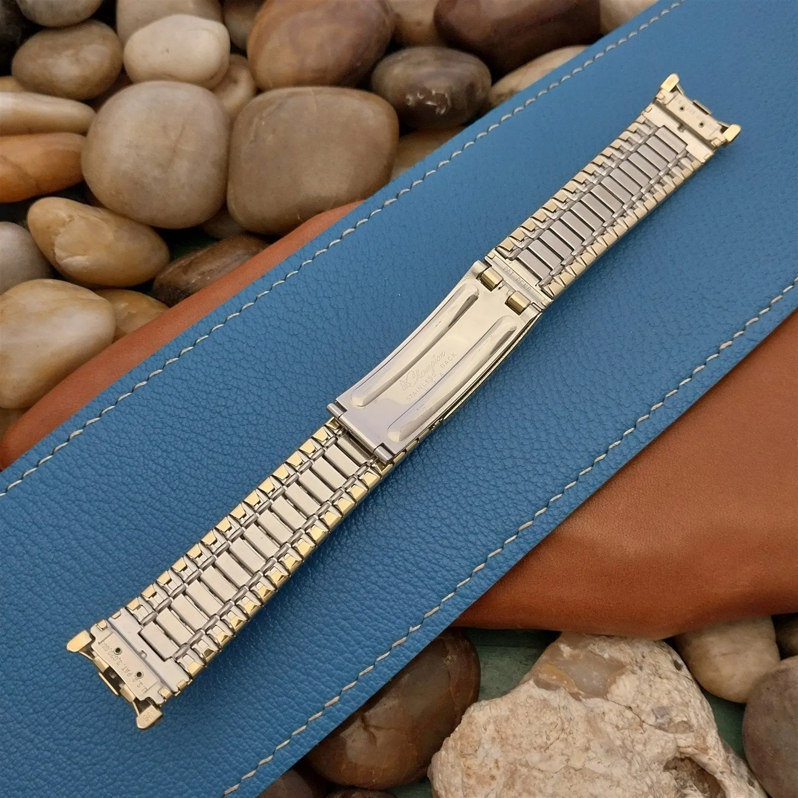 19mm 18mm 17mm 10K Gold Filled 1960s JB Champion Classic nos Vintage Watch Band