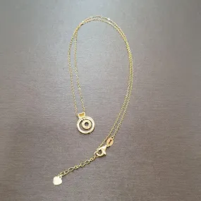 22k / 916 Gold Small Round Necklace Movable by Best Gold Shop