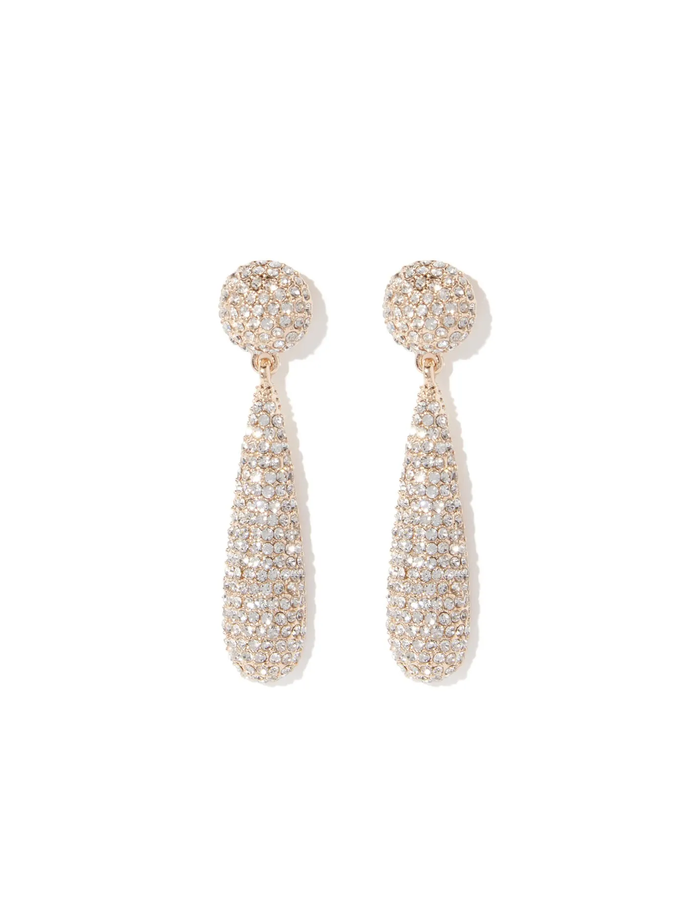 Asha Crystal Tear Drop Earrings