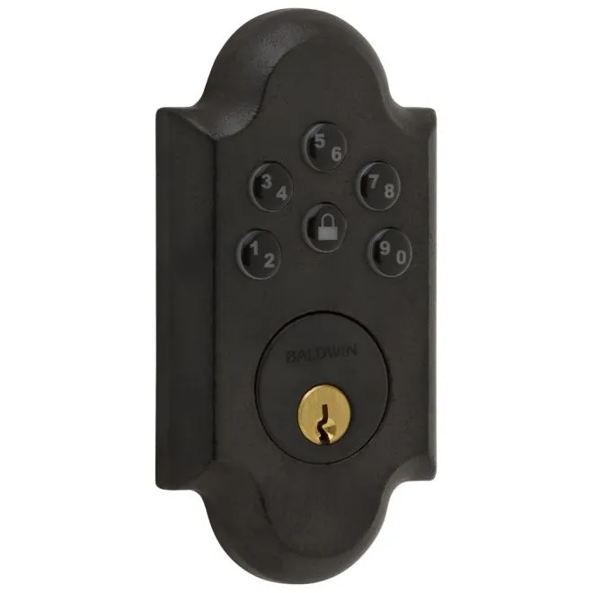 Baldwin Boulder Arched Keyless Entry Deadbolt