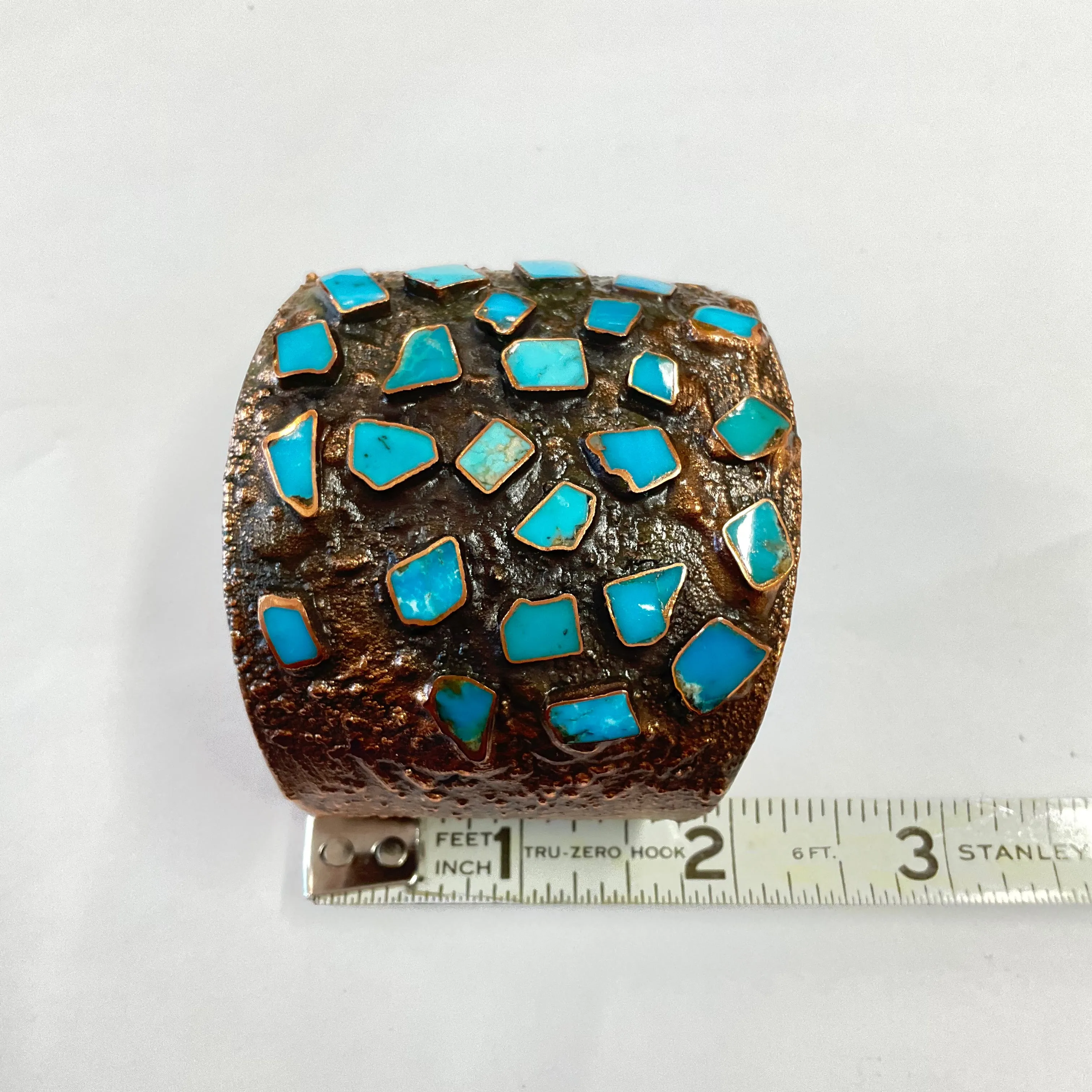 Bell's Trading Post Copper & Turquoise Cuff Bracelet