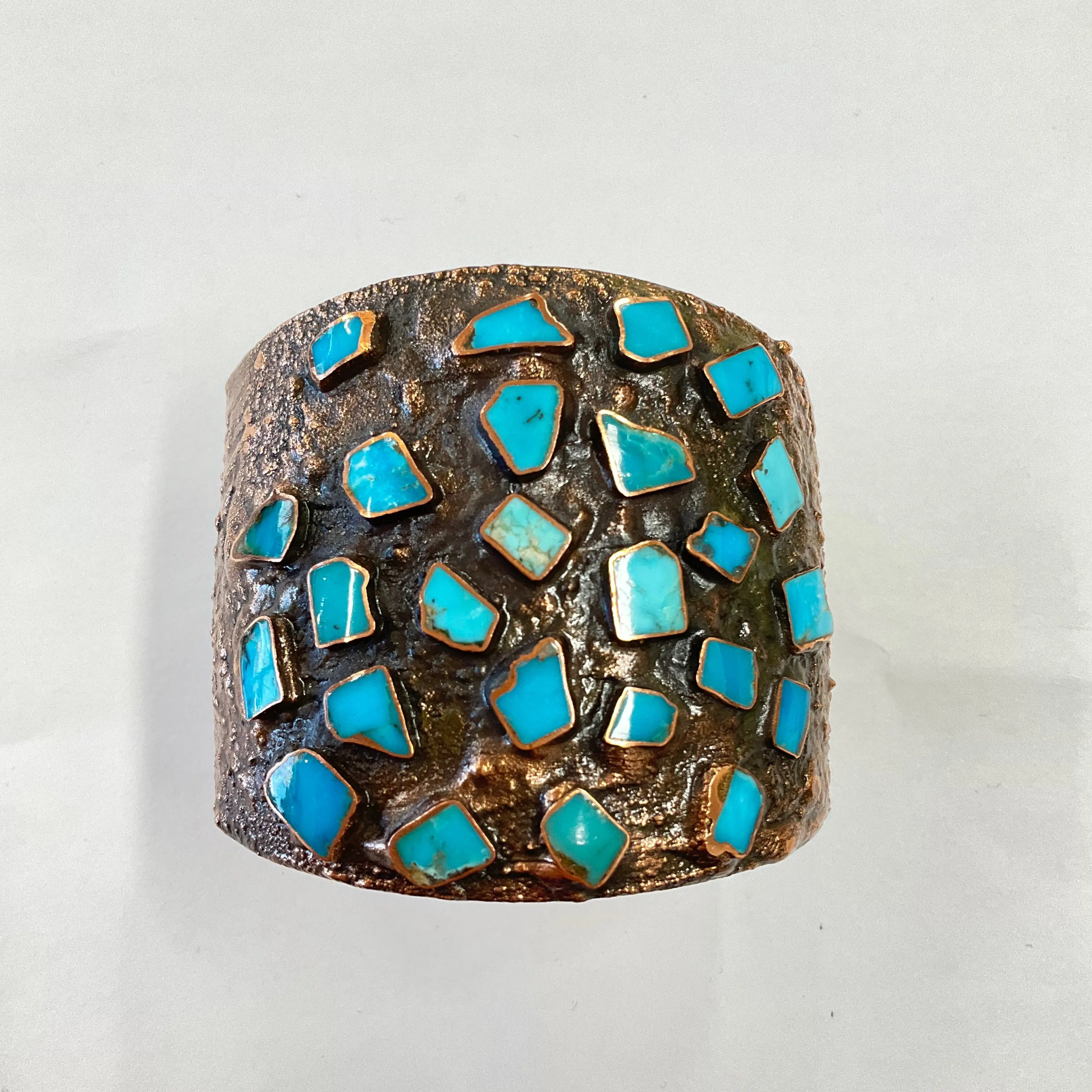Bell's Trading Post Copper & Turquoise Cuff Bracelet