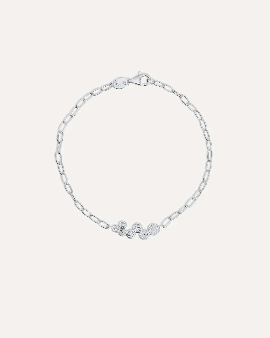 Bezel Floating Bracelet