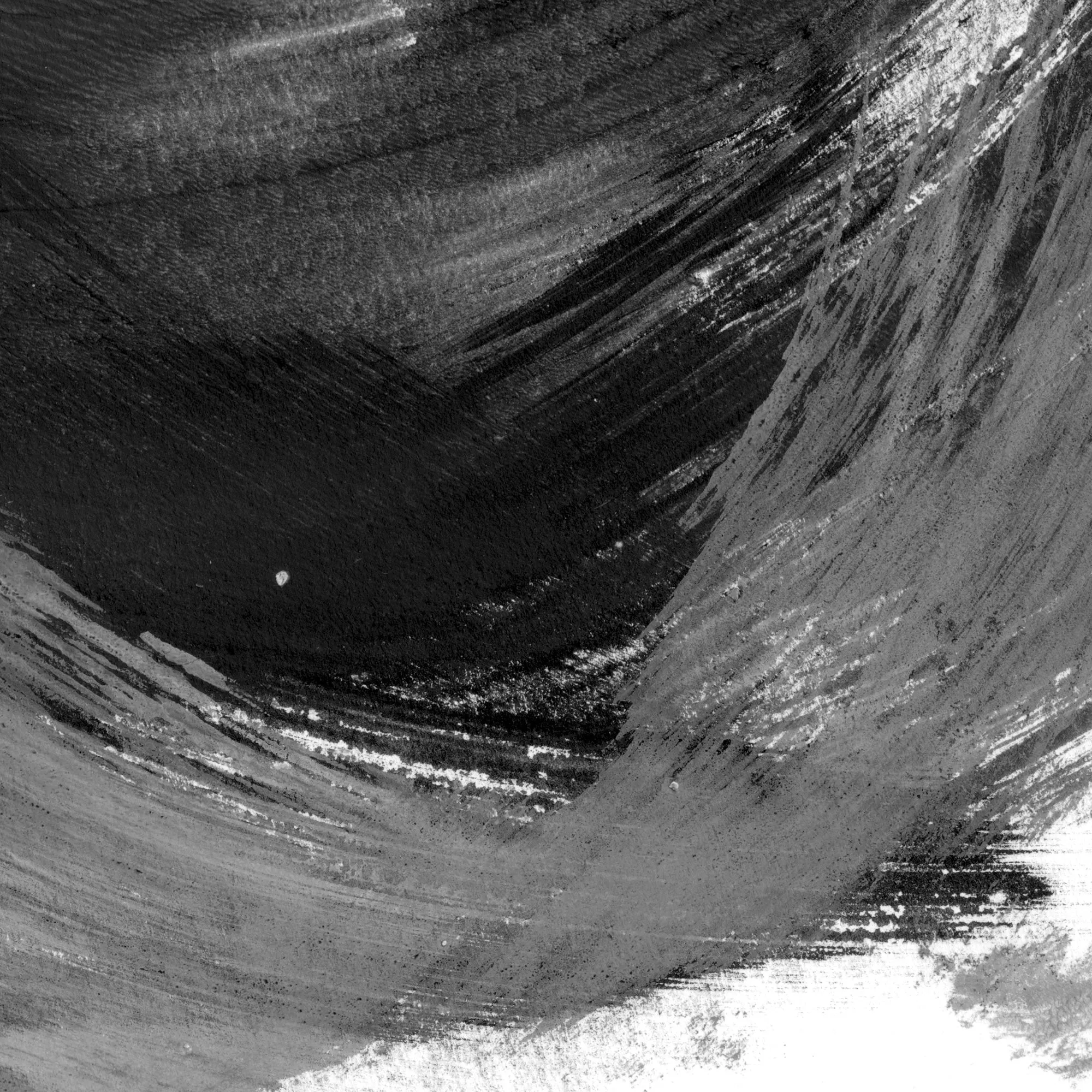 Black and Grey Curved Brushstrokes II