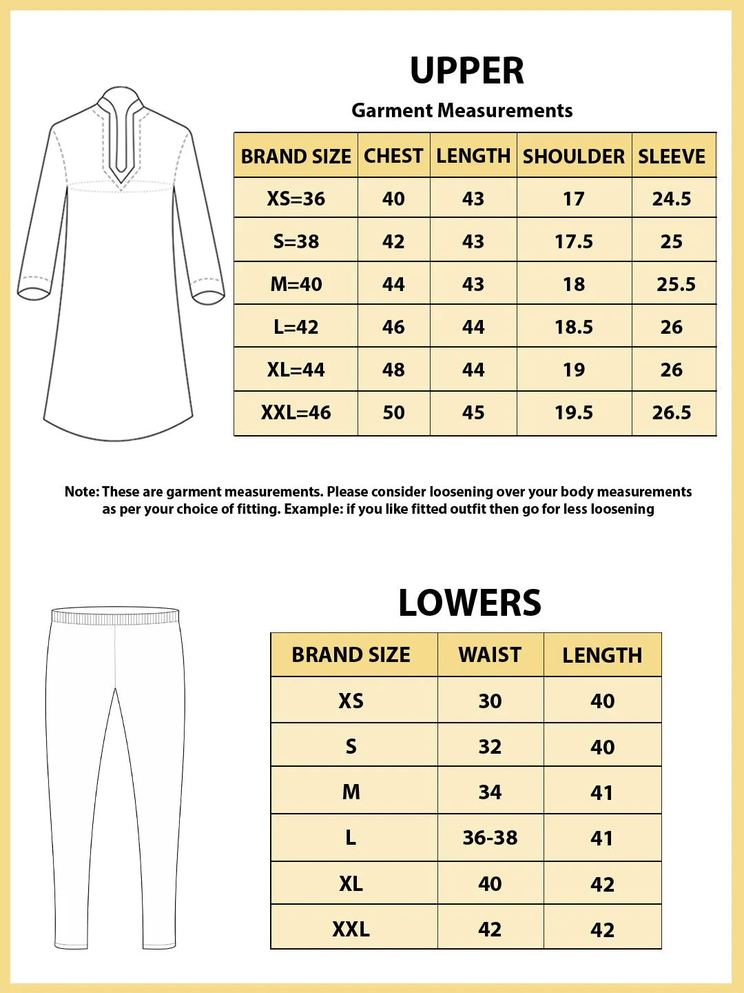 Black Cotton Kurta Set