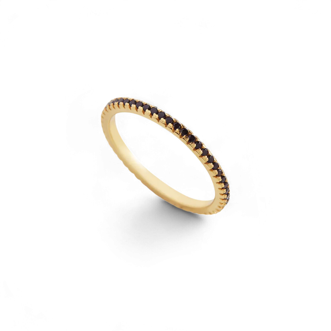 Black Diamond Eternity Ring