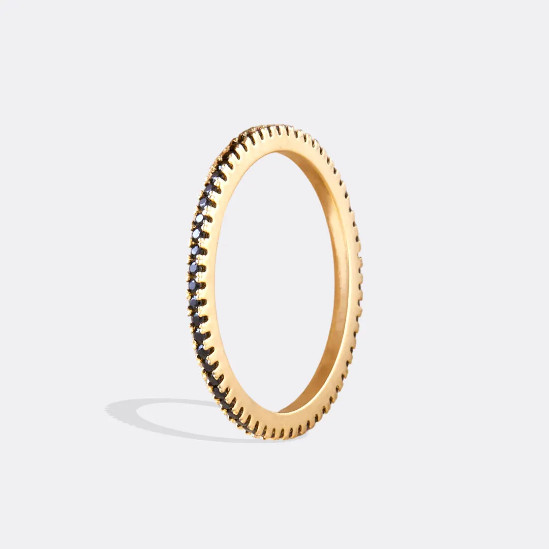 Black Diamond Eternity Ring