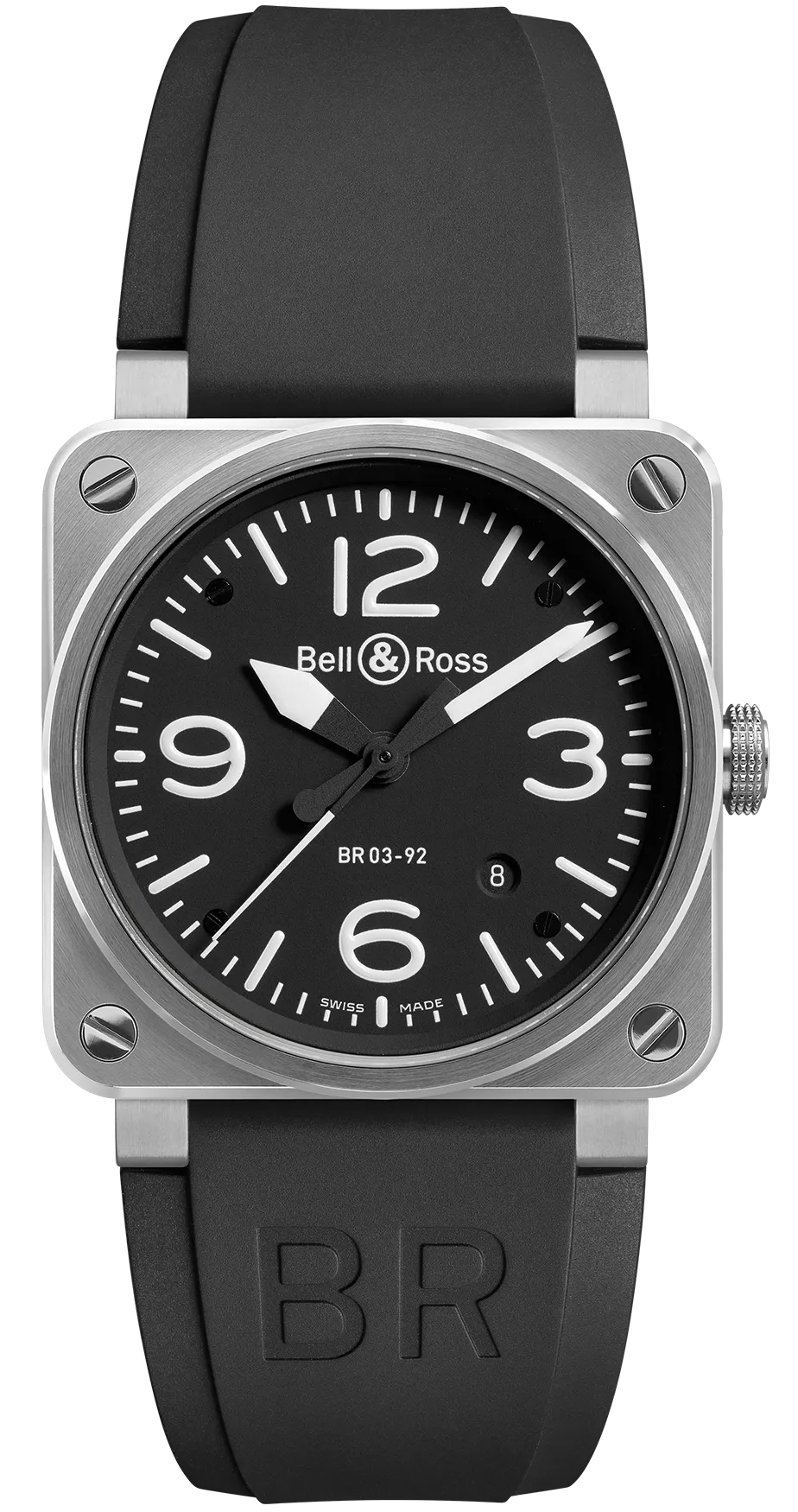 BR Watch BR 3 92 AutoMTic Black Steel D