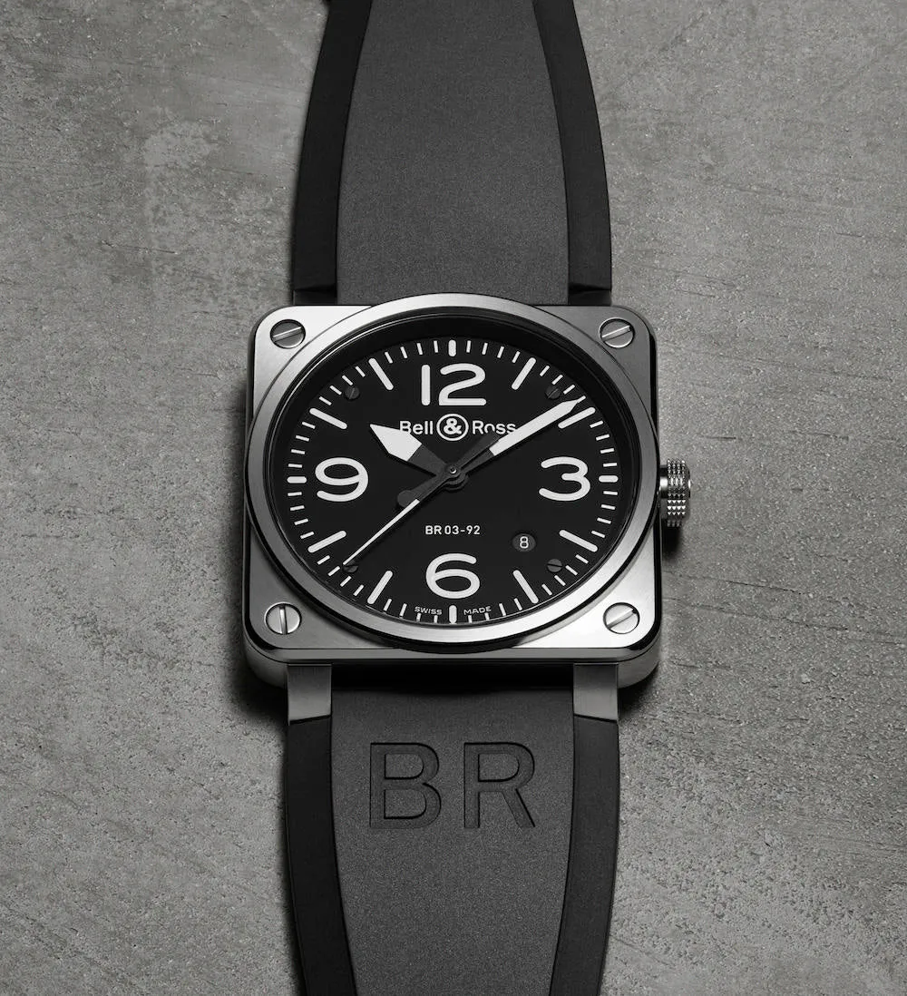 BR Watch BR 3 92 AutoMTic Black Steel D