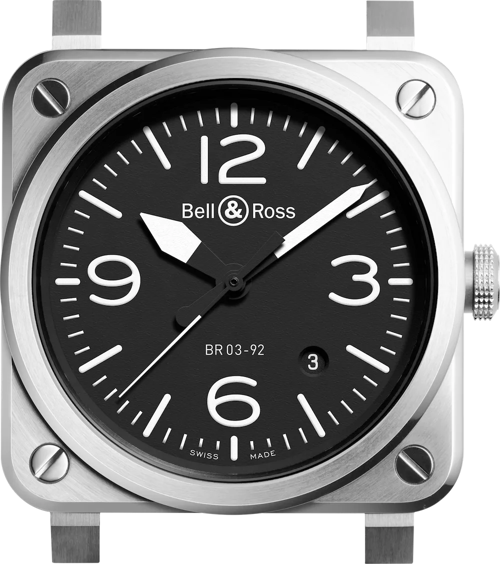 BR Watch BR 3 92 AutoMTic Black Steel D