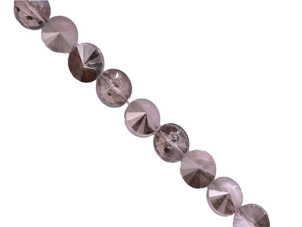 Brown Rivoli Crystal Beads
