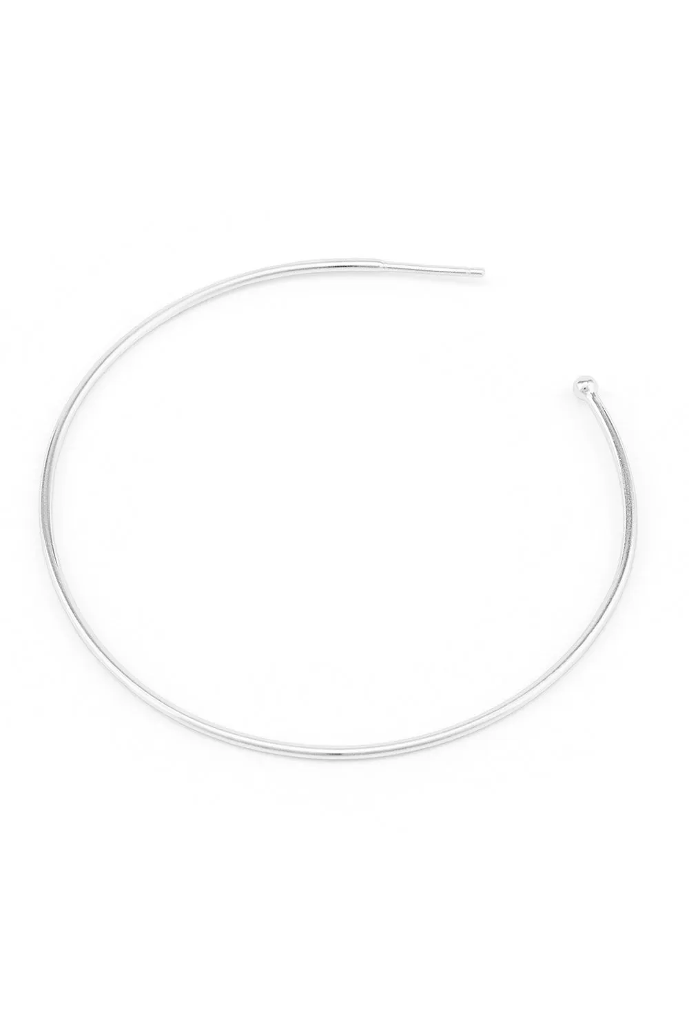 BY CHARLOTTE HOOP EARINGS SILVER PLATED
