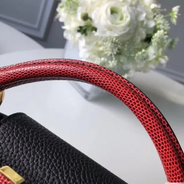 Capucines Bb Handbag M94048 Black Taurillon Leather 2018