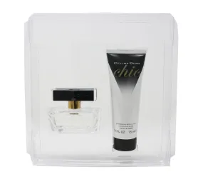 Celine Dion Chic Eau De Toilette Spray & Shimmering Body Lotion 2-Piece Gift Set