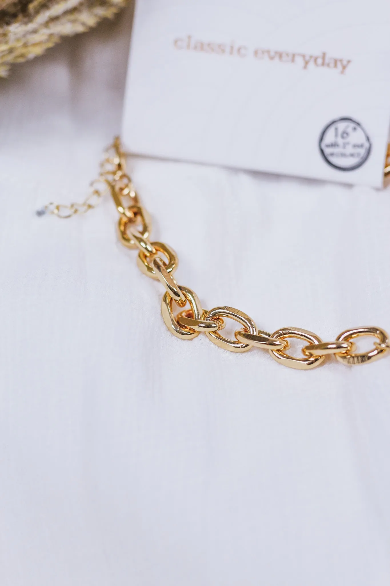 Classic Everyday Chain Necklace