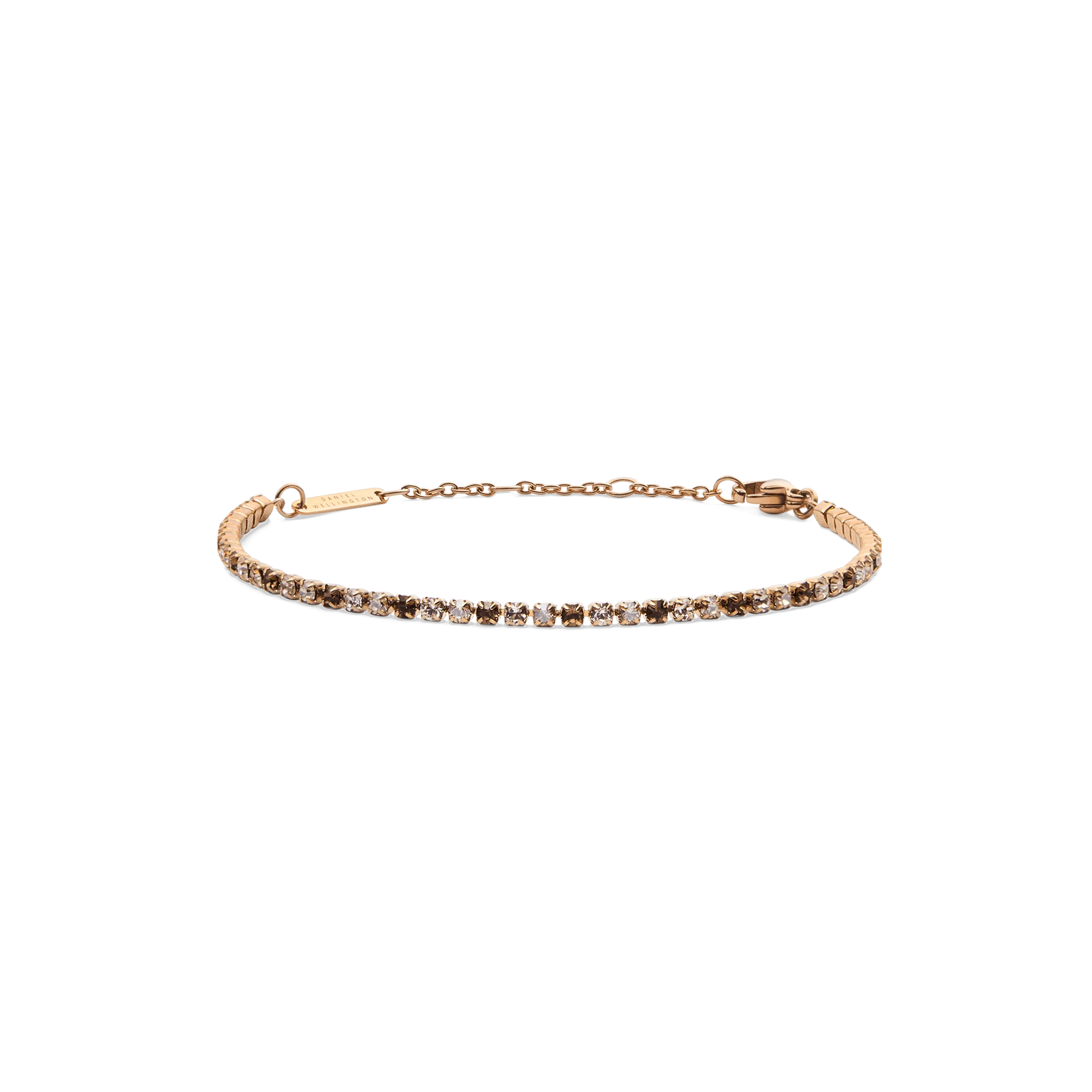 Classic Tennis Bracelet Honey Combo Rose Gold