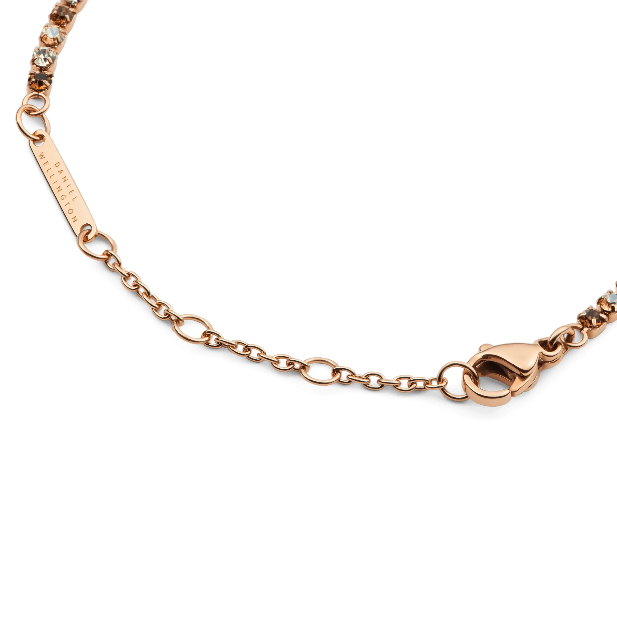 Classic Tennis Bracelet Honey Combo Rose Gold