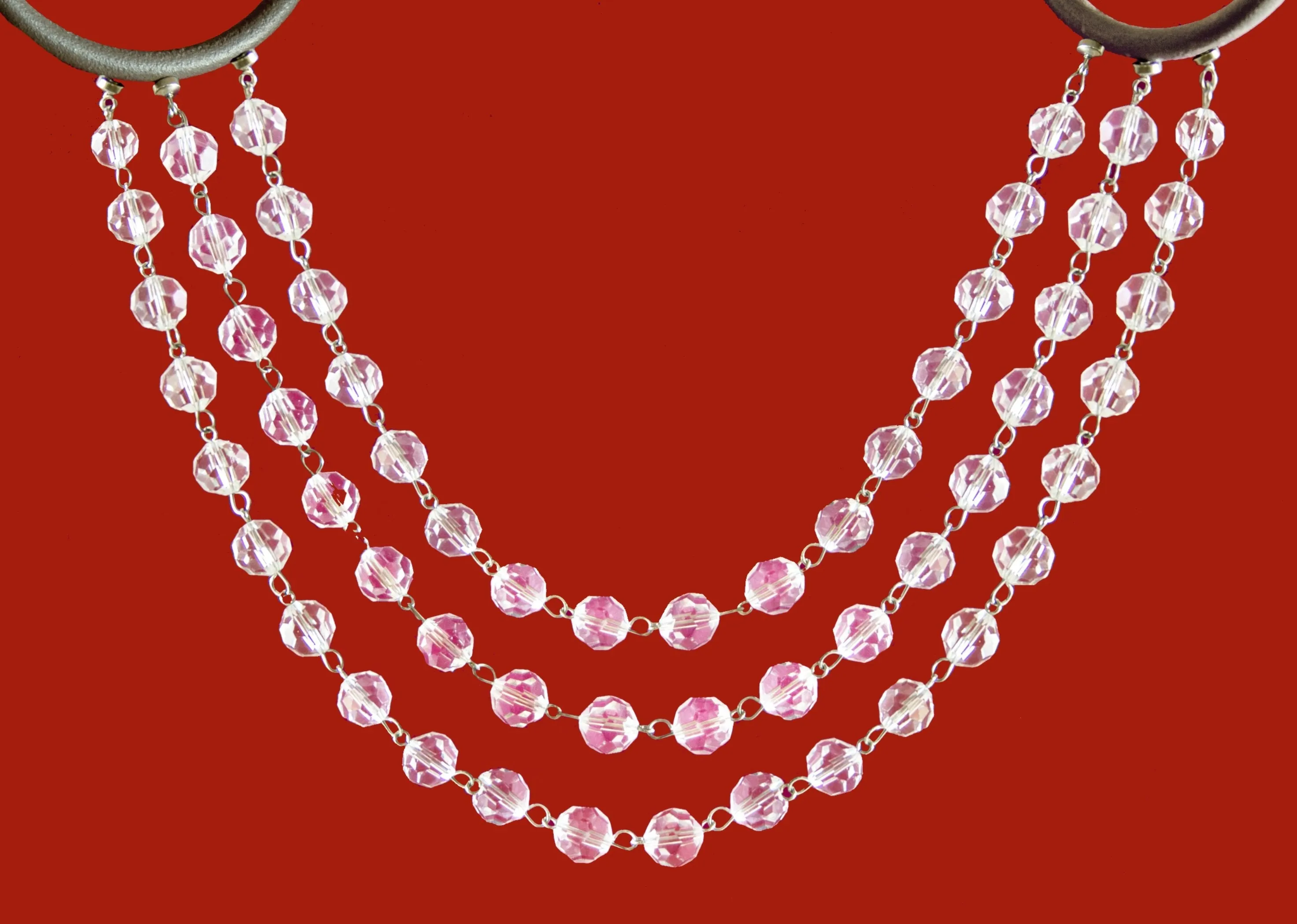 COMPLETE CHANDELIER MAKEOVER KIT - 4" Round Bottom Pendalogue - Magnetic Chandelier Crystals ( 6 Piece Kit)