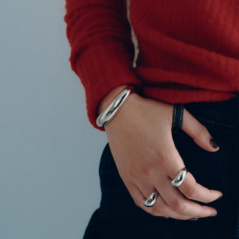Curve Cuff - Silver