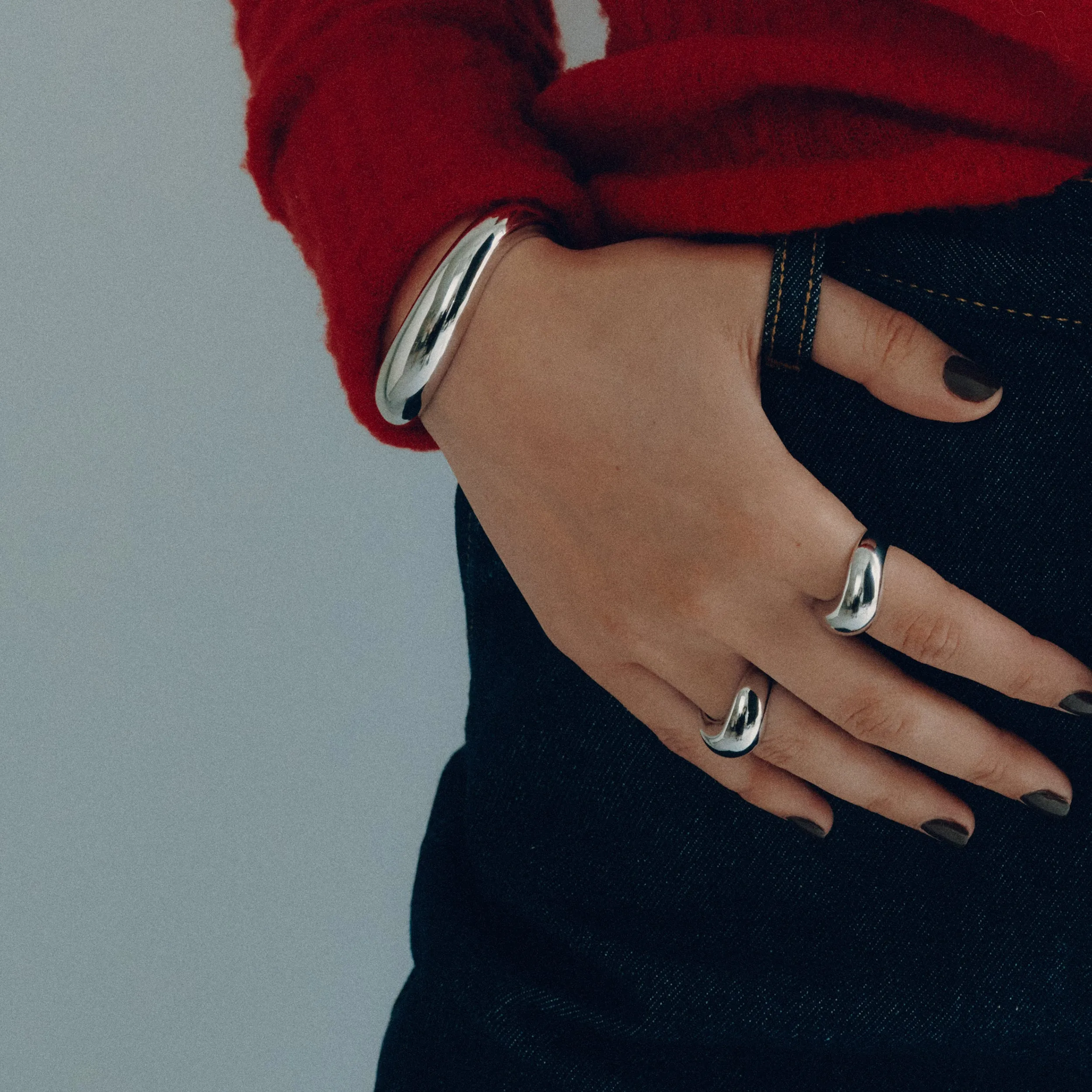Curve Cuff - Silver