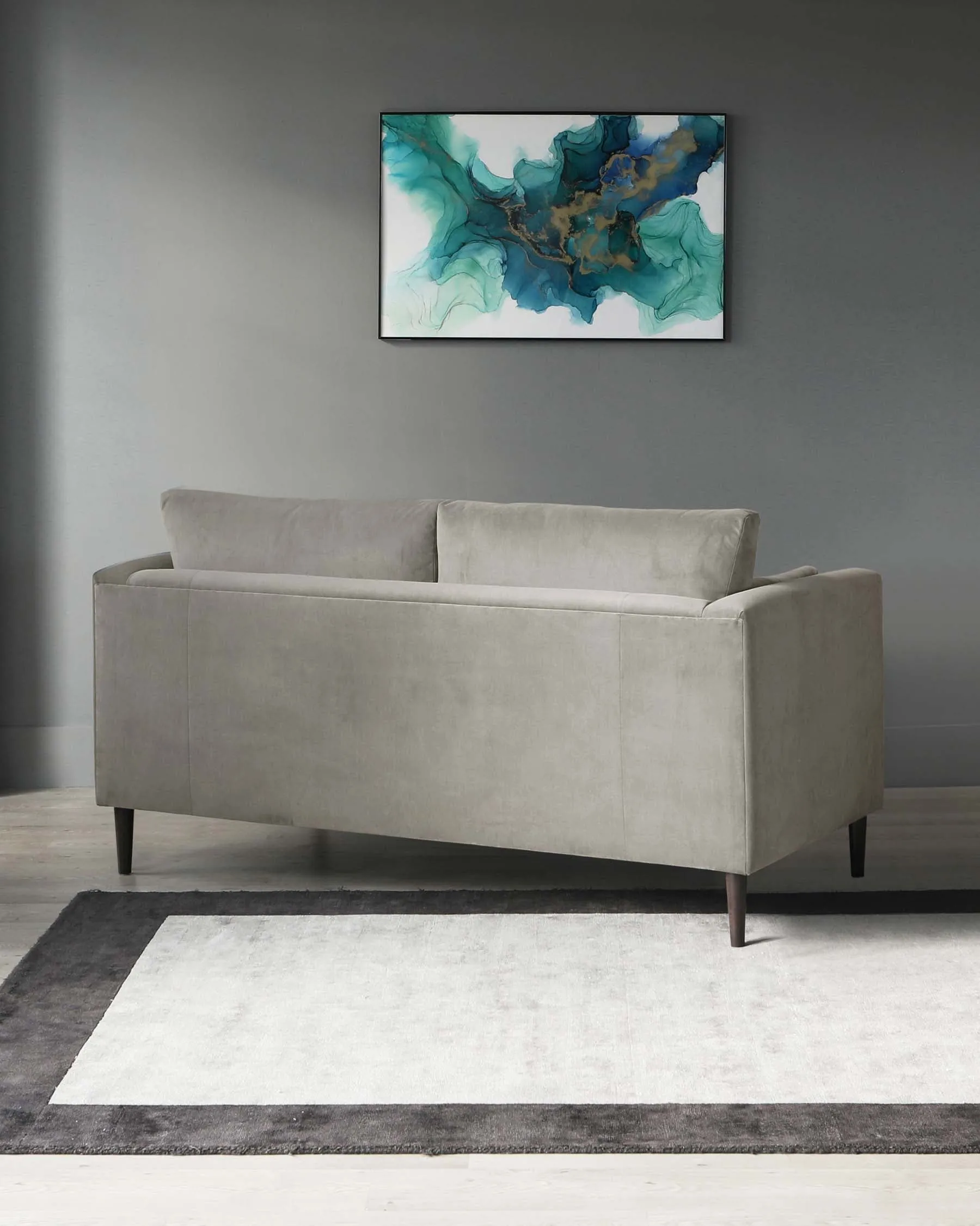 Elsie II Champagne Velvet 2 Seater Sofa