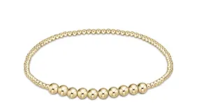 Enewton - Classic Gold Beaded Bliss 2mm Bead Bracelet - 4mm Gold