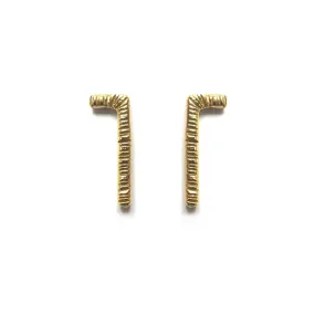 Era Stud Earrings by Goldeluxe