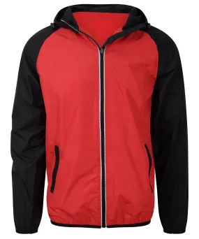 Fire Red/Jet Black - Cool contrast windshield jacket