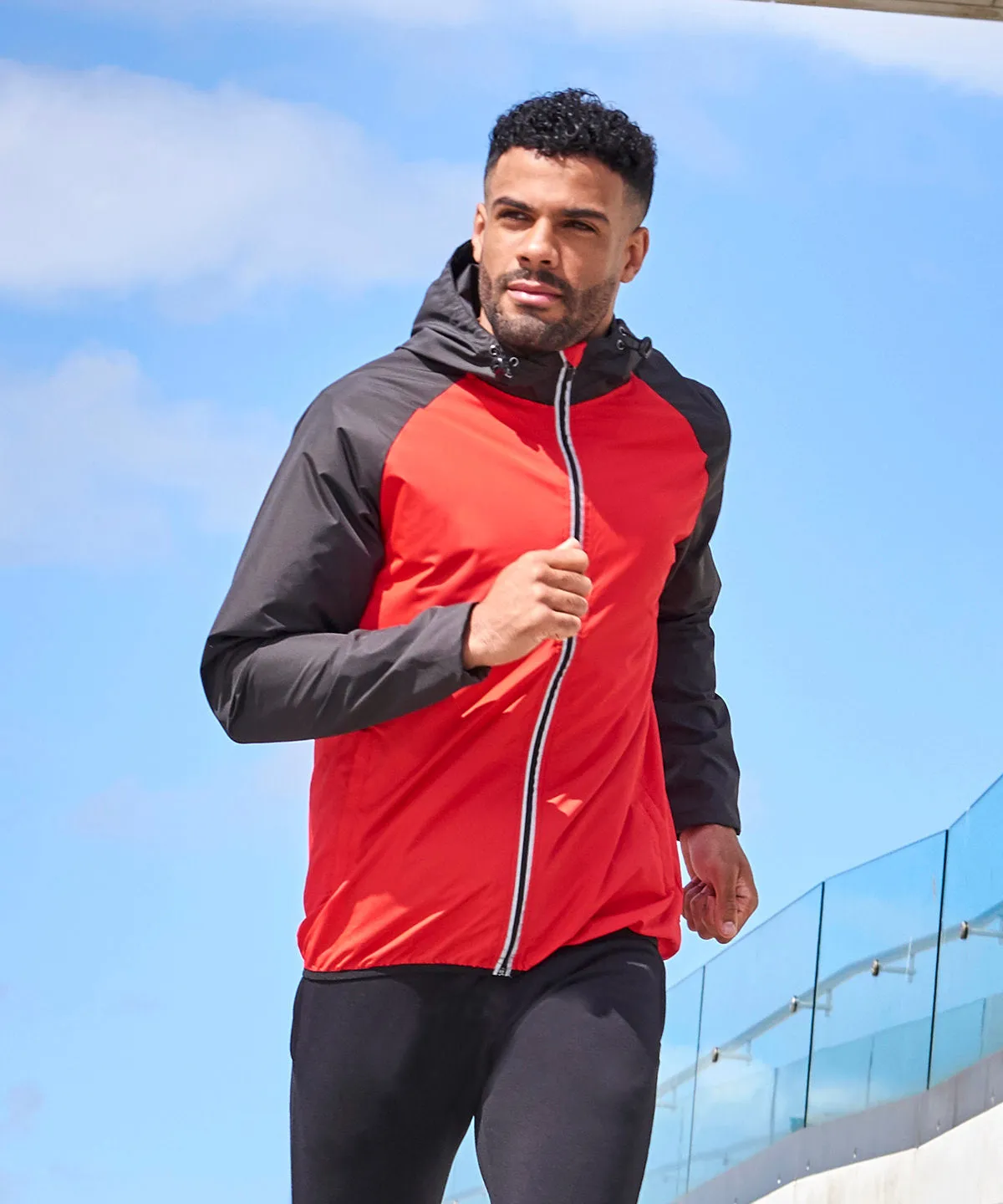 Fire Red/Jet Black - Cool contrast windshield jacket