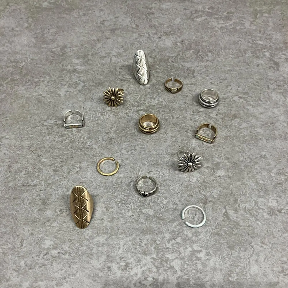 Flower Statement Open Ring