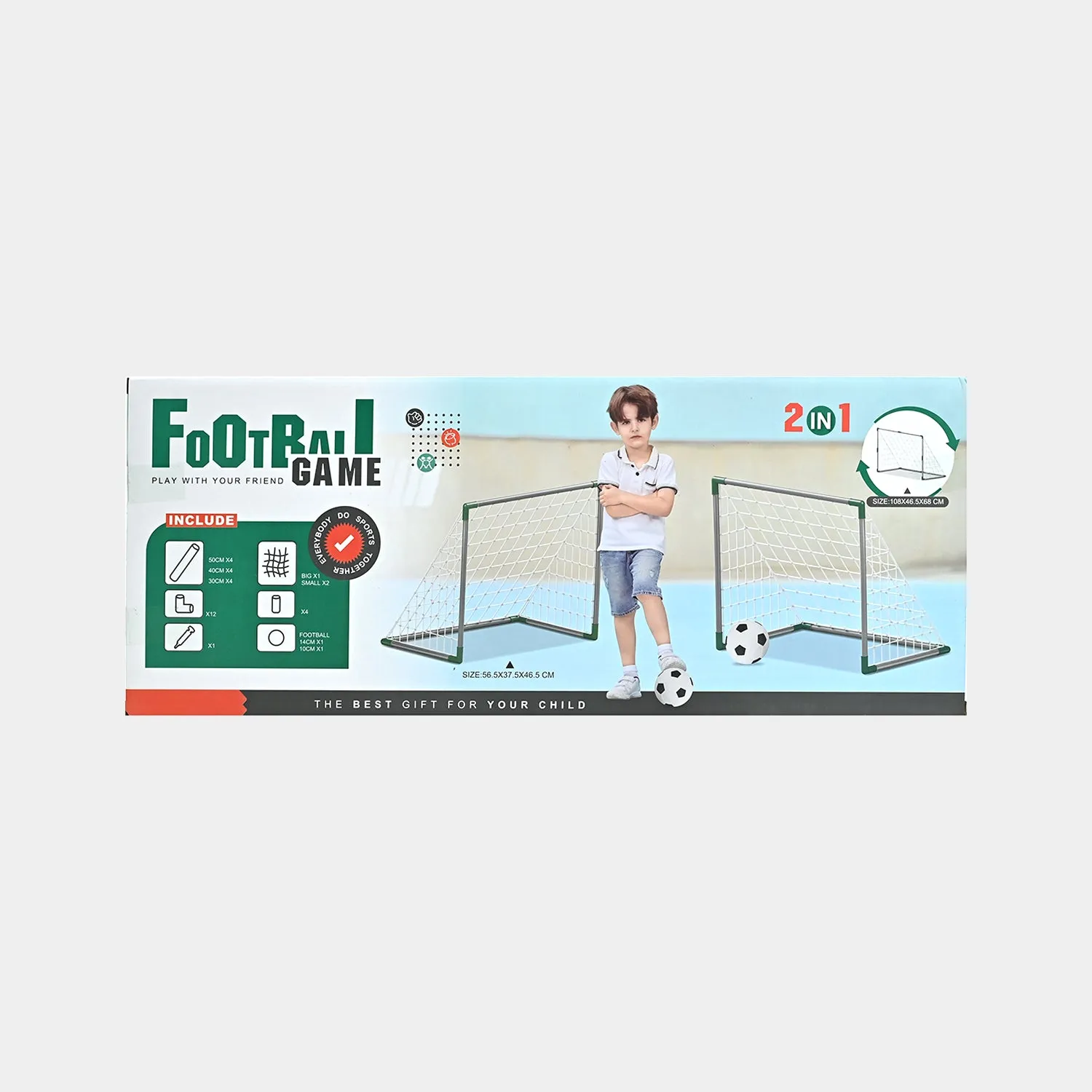 Football Goal Point 2 IN 1 For Kids