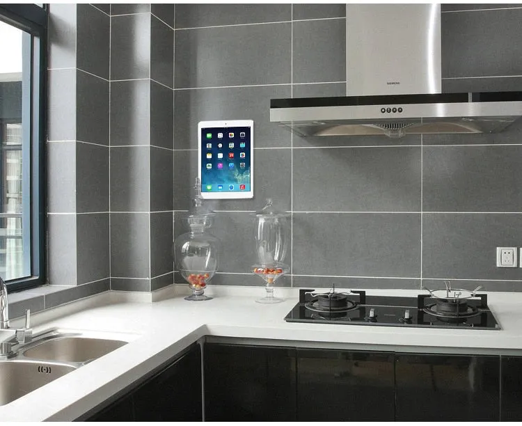 For IPhone IPad Pro Air Wall Mount Tablet Stand With Magnetic Stickers Mobile Phone Holder Support All Tablets 2021