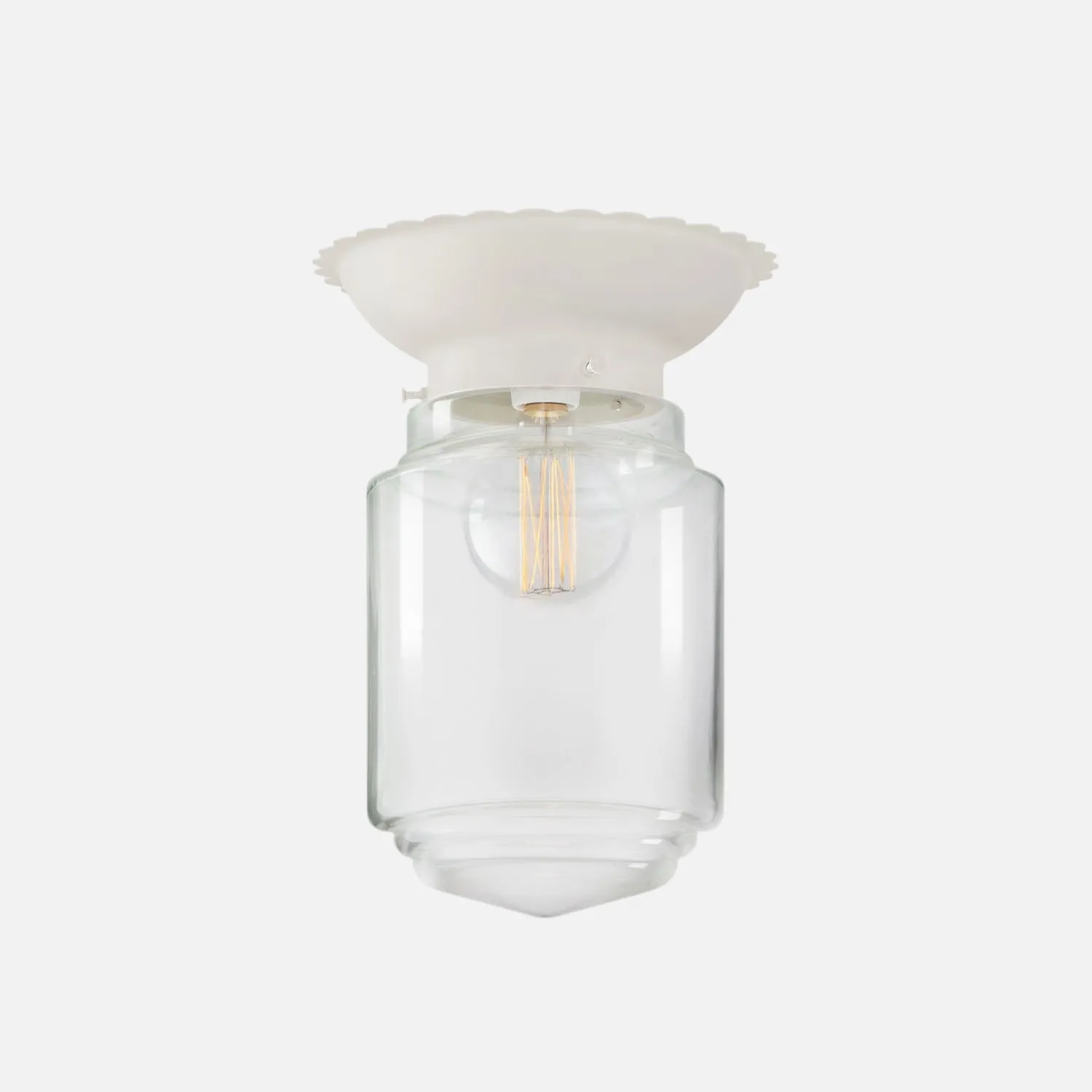 Fran 4" Surface Mount - Clear Shades
