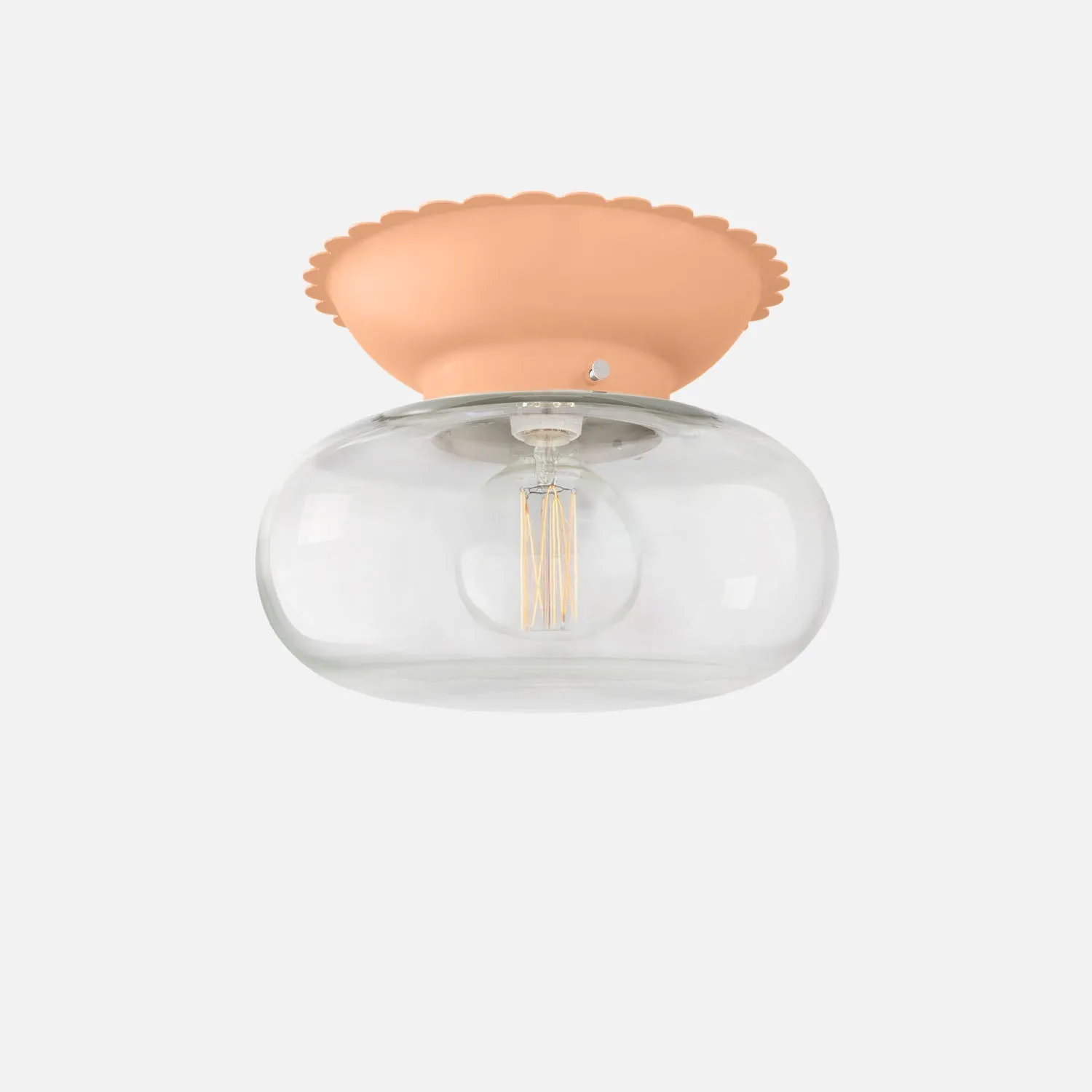 Fran 4" Surface Mount - Clear Shades