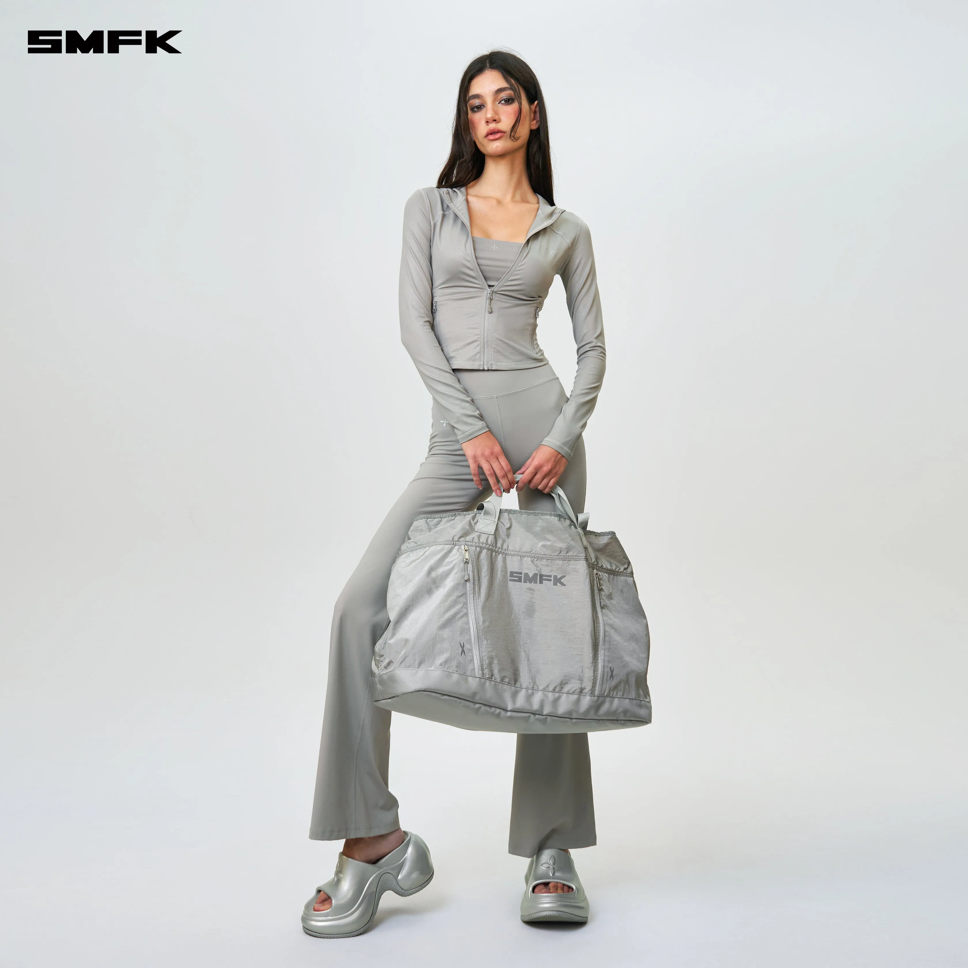 FUTURE Storm Gym Sports Bag Silver (Large)