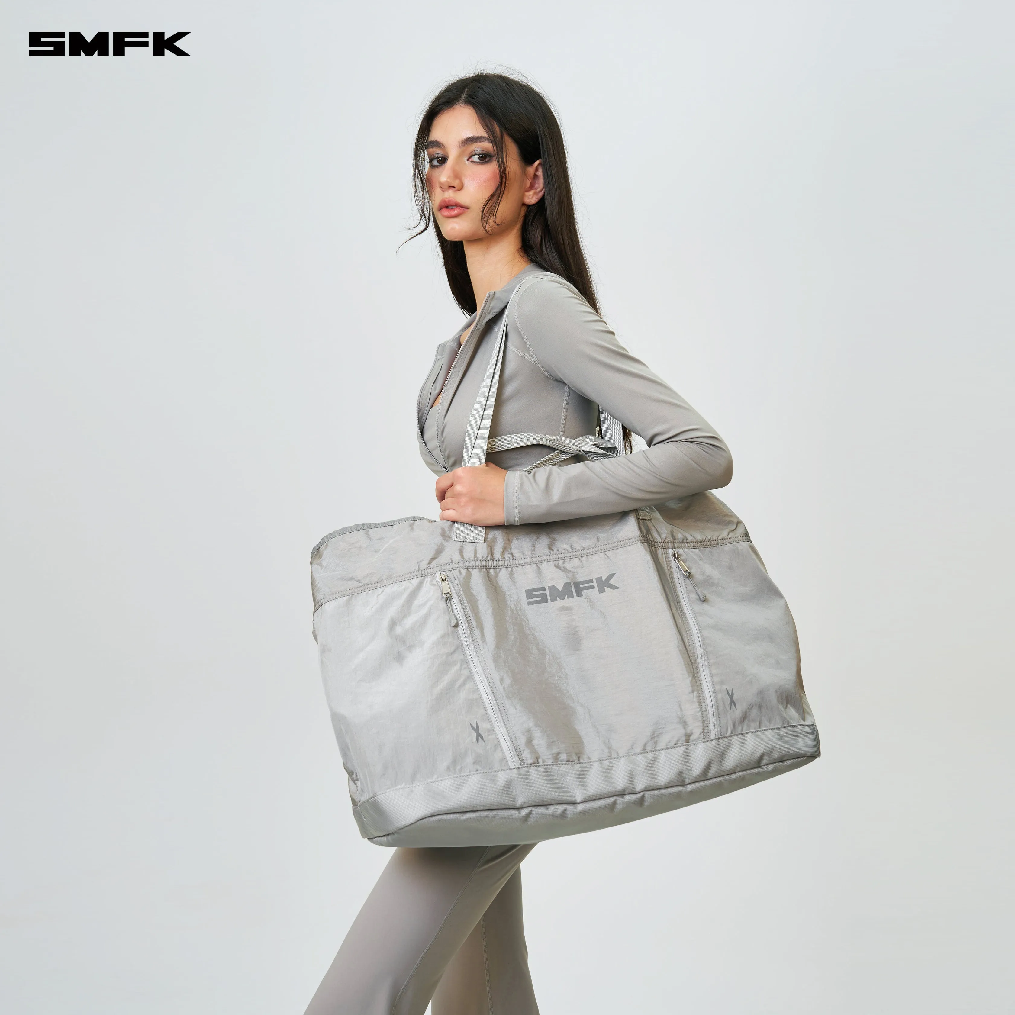 FUTURE Storm Gym Sports Bag Silver (Large)