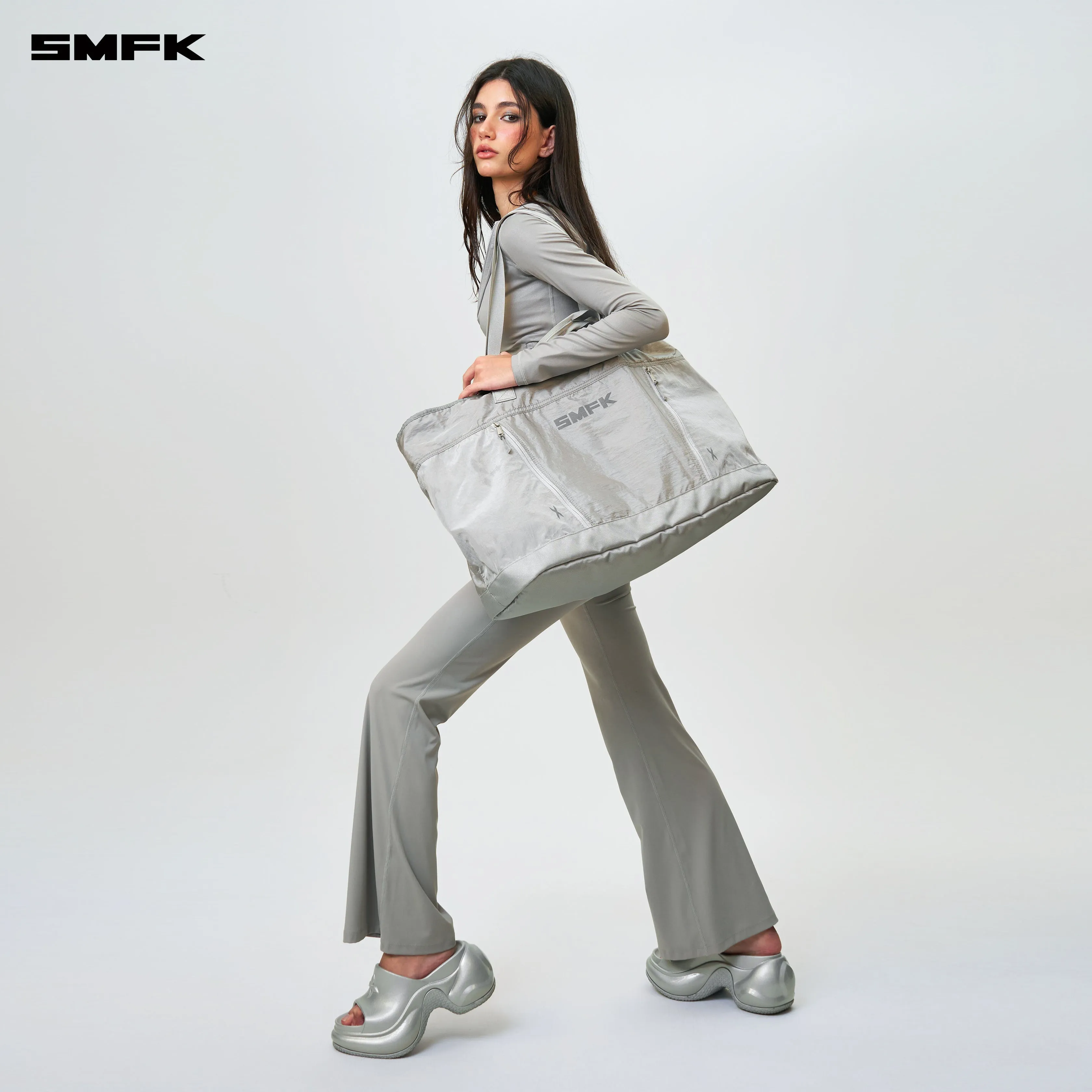 FUTURE Storm Gym Sports Bag Silver (Large)