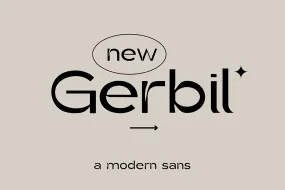 Gerbil - Free Modern Sans Serif Font