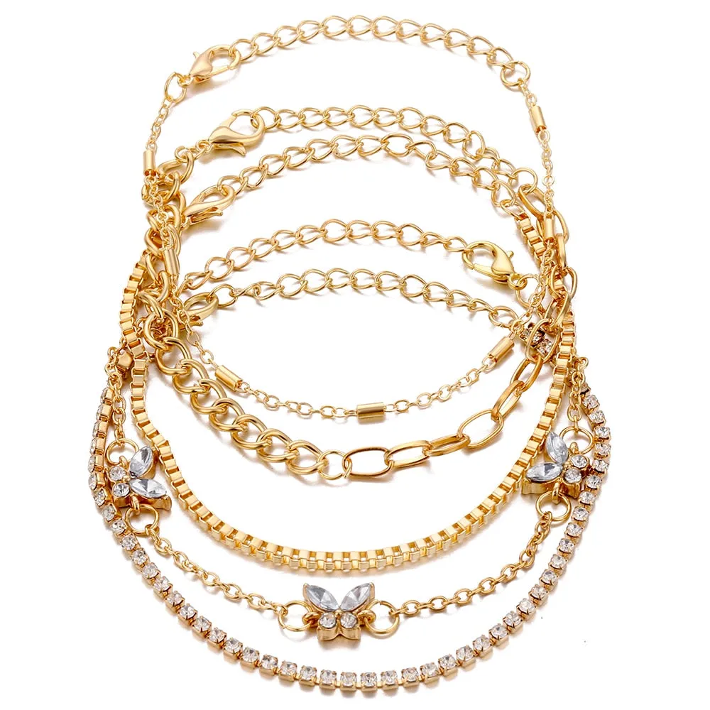 Gold Butterfly Boho Trendy Bracelets