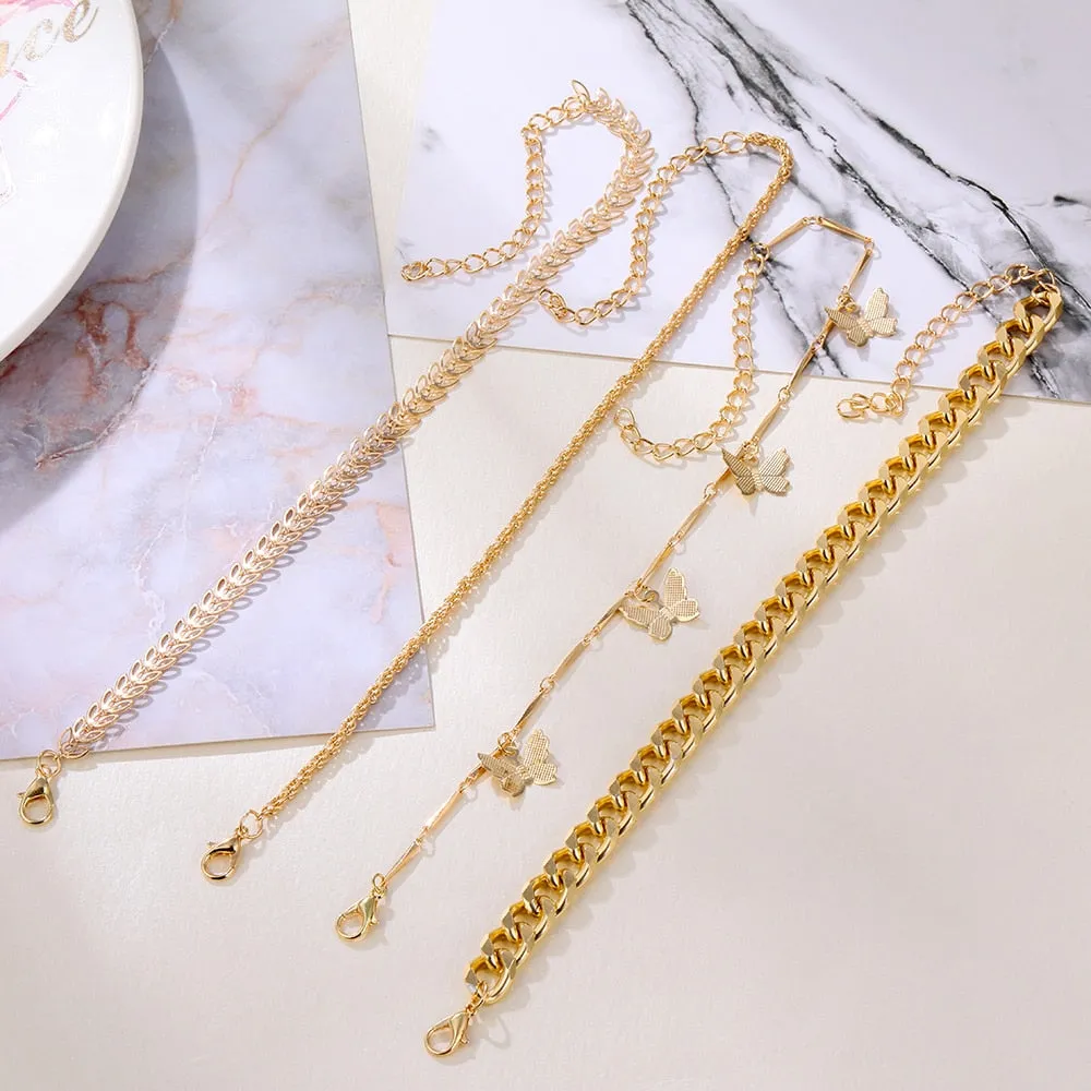 Gold Butterfly Boho Trendy Bracelets