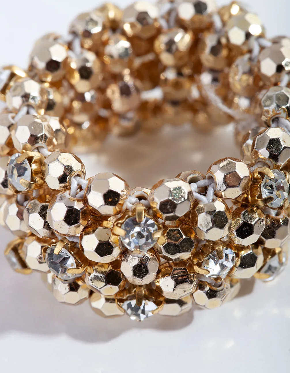 Gold Disco Ball Hair Tie