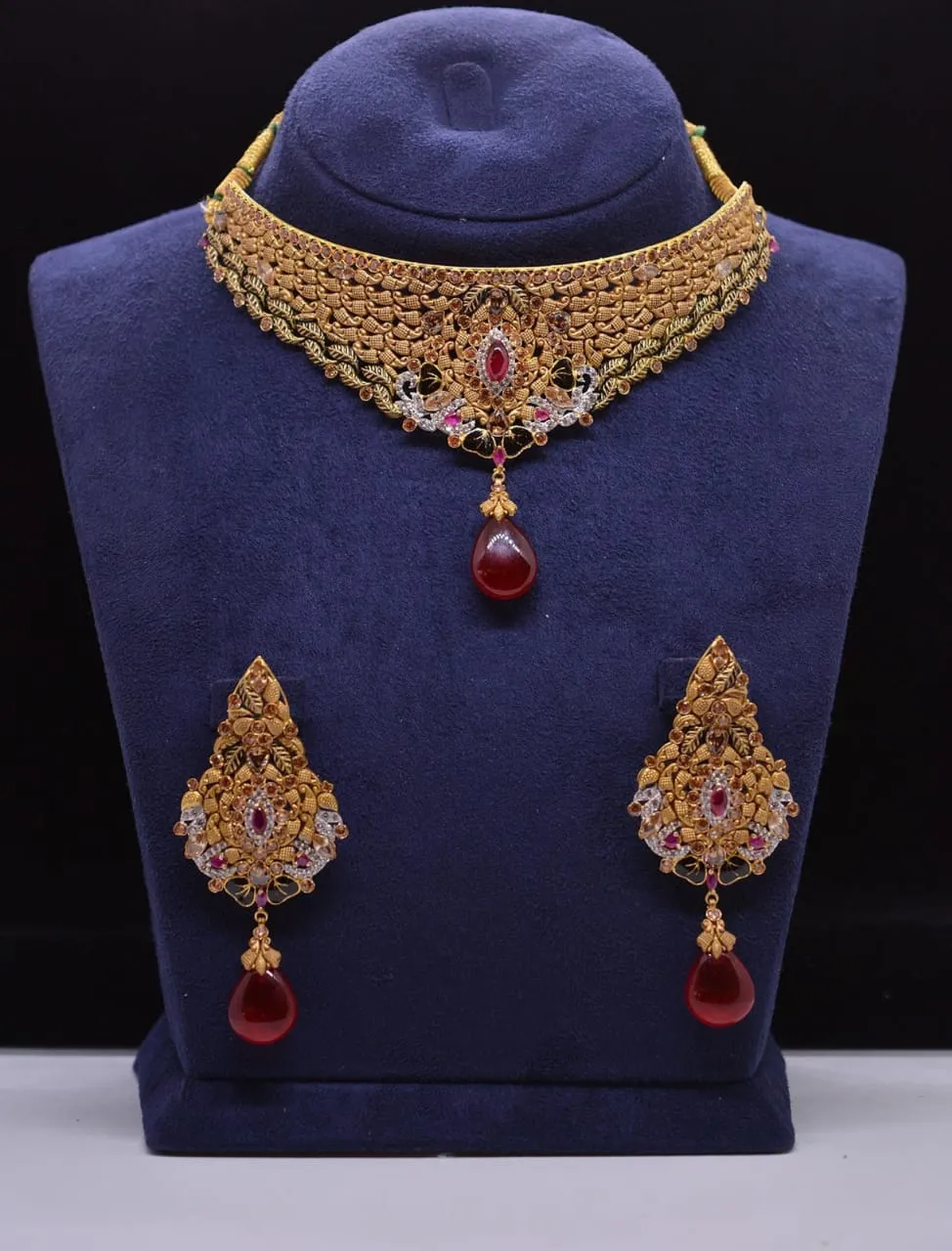 Gold Plated Necklace Set #J4181